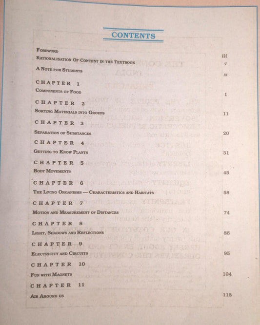 NCERT Class 6 Science (English Medium)