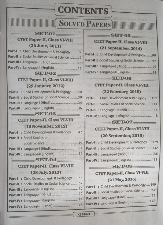 Kiran CTET Social Science Paper-II VI-VIII SP KP 5996 2026 (Hindi Medium)