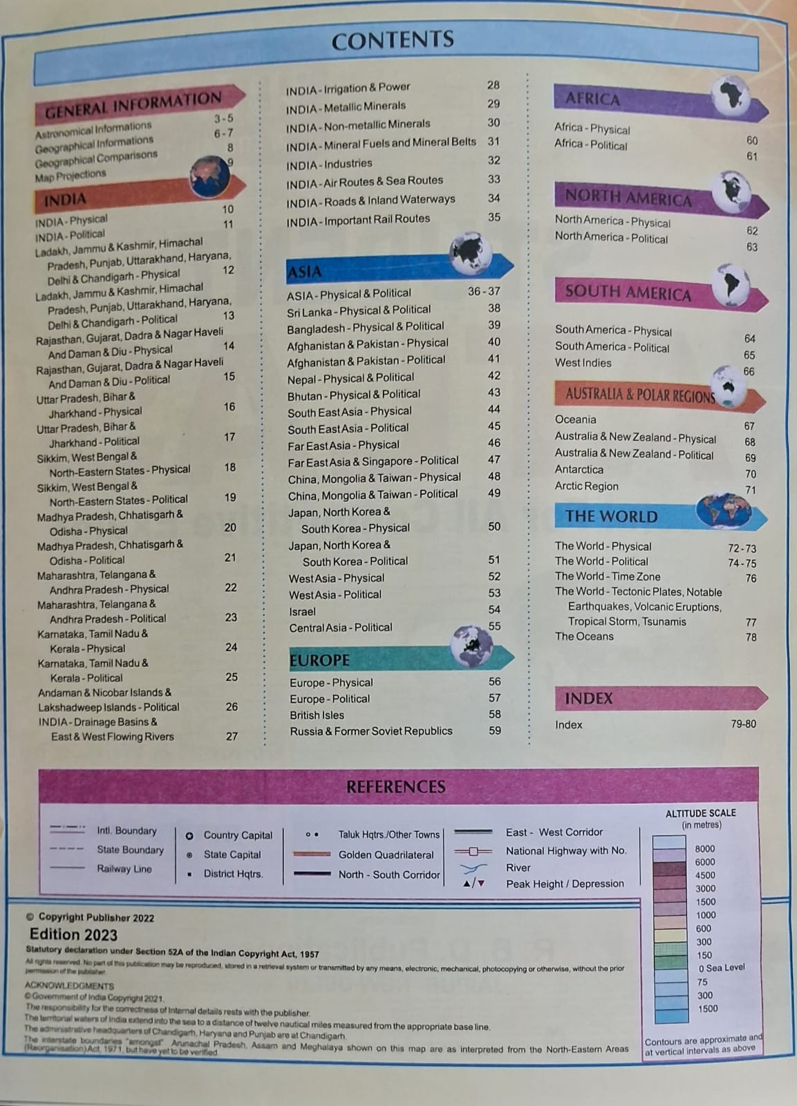 RBD Student Atlas 4th Revised Edition 2025 By Khan Sir (English Medium)