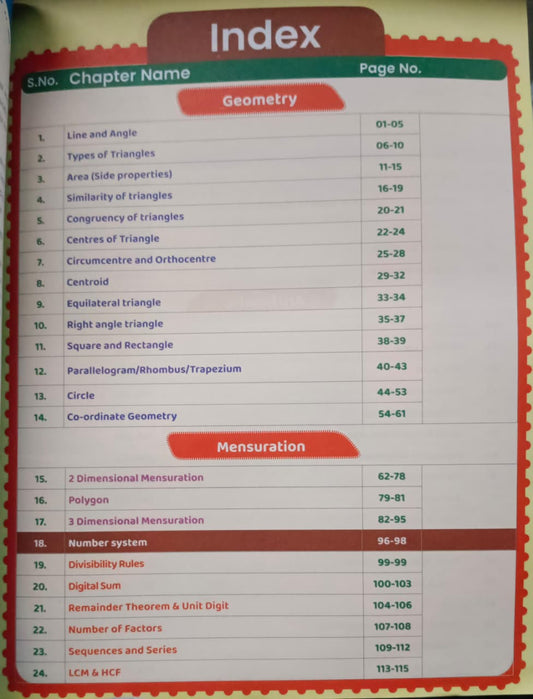Champion Maths Concept King Formula Book (5th Edition) By Gagan Pratap Sir (English Medium)