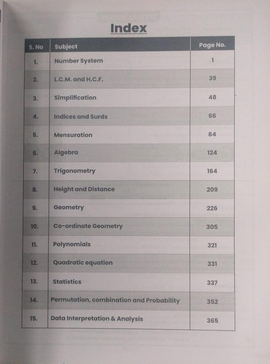 Winners Institute Advanced Mathematics (E)