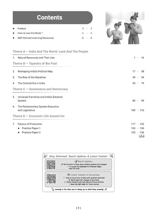 Oswaal One for All Class 8 Social Science (Part-1) Question Bank NCERT & CBSE Chapter-wise & Topic-wise Solved Papers 2027 Exam (English Medium)