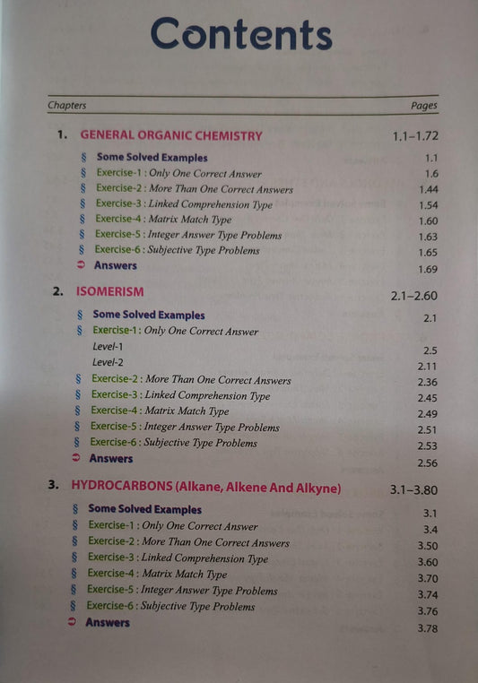 NCERT GRB JEE Advanced Organic Chemistry Problems Book By Himanshu Pandey (English Medium))