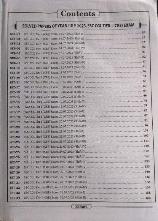 Kiran SSC CGL & CPO Tier-1 & Tier-2 Mathematics TCS PYQs – 96 Sets (English)