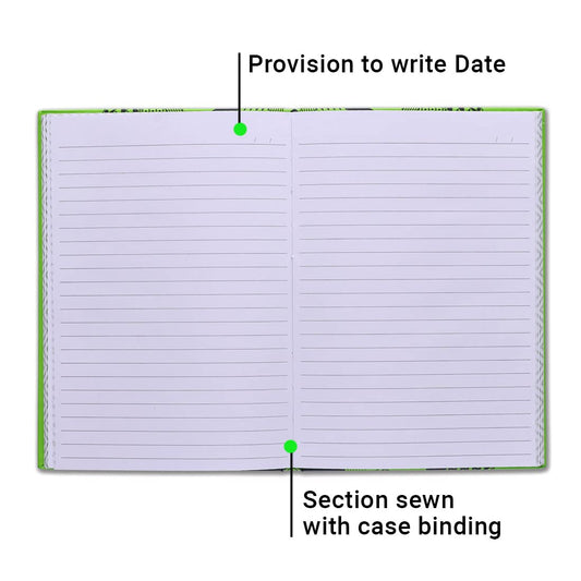 Youva B6 Case Bound Notebook – B6 Size (12.5 × 17.6 cm), 192 Pages | Single Line