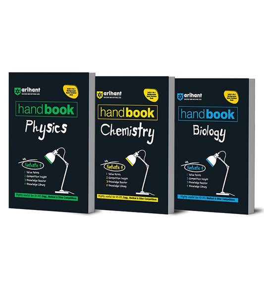 Arihant Handbooks PCB (Class 11 & 12) – NEET/JEE Quick Revision Guide