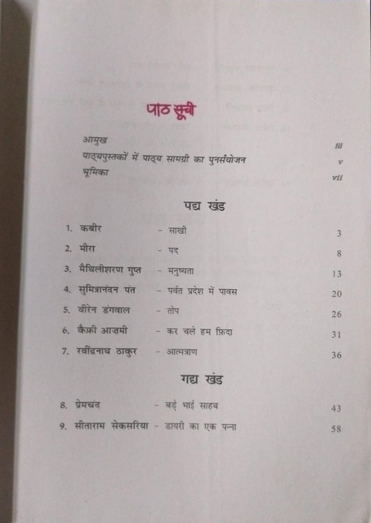 NCERT Sparsh Bhag 2 – Class 10(Hindi Medium)