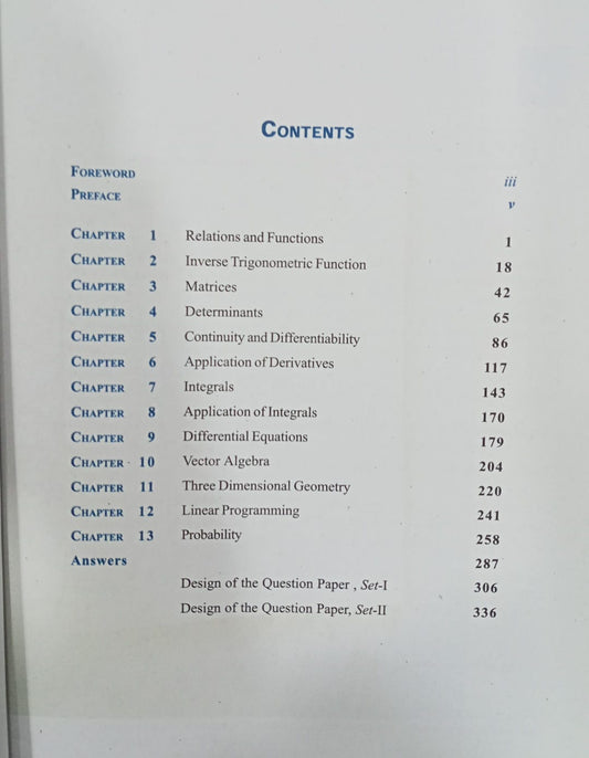 NCERT Mathematics Exemplar Problems – Class 12 (English Medium)