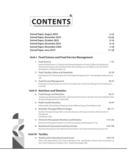 Arihant NTA UGC NET/JRF Home Science Paper-2 | English Medium