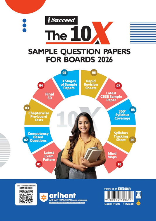 Arihant CBSE 10-Sample Question Papers Class 9 Mathematics (English)