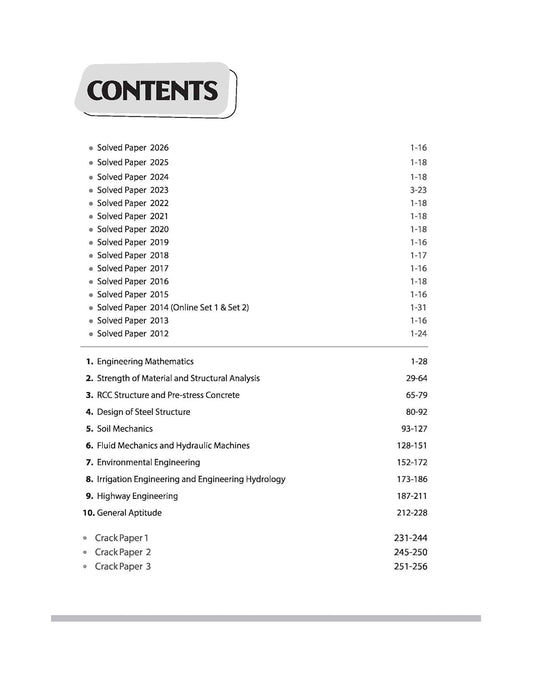 Arihant - GATE Civil Engineering by Ajay Kumar Chapterwise Solved Papers (2000–2026) | (English Medium)