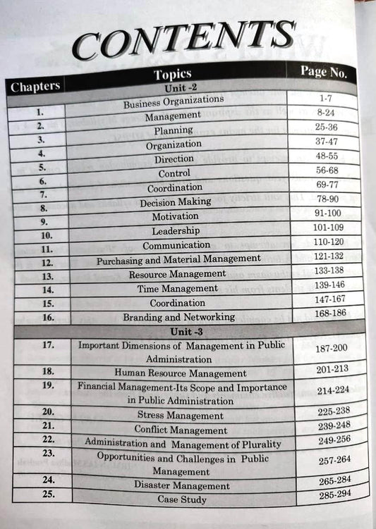 Nirman IAS MPPSC Mains Paper-4, Part-B, Unit-2,3 Business Organizations, Management & Administration(English Medium)