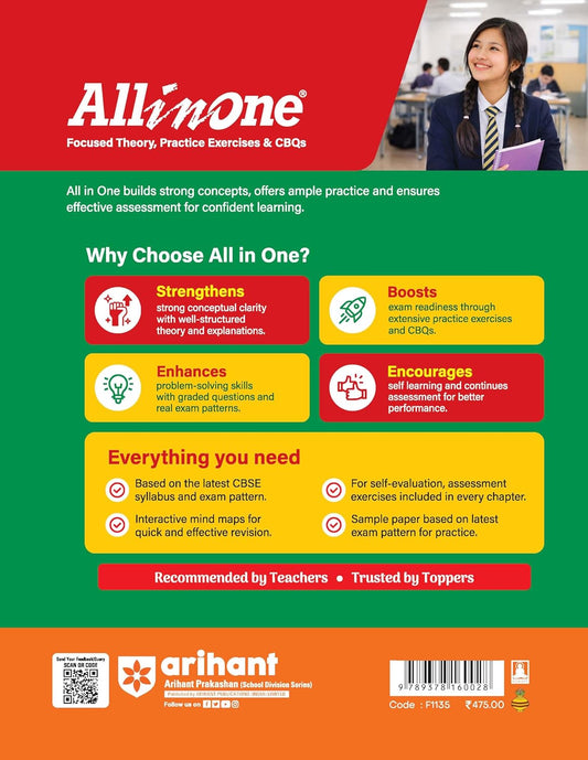 Arihant All in One Mathematics Class 9th CBSE 2025-26 (English Medium)