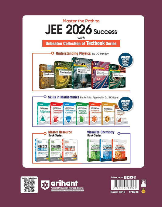 Arihant 13 Years JEE Main PCM Solved Papers (2013–2025) | 149 Sets (English Medium)