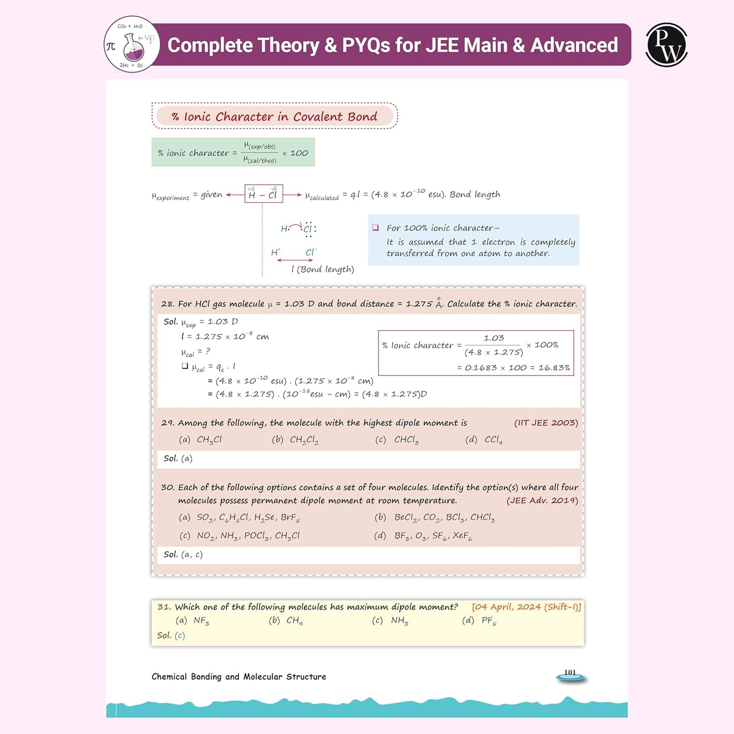 PW EaJEE Handwritten Notes for Inorganic Chemistry by Om Pandey |