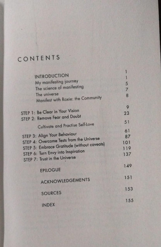 Manifest by Roxie Nafousi, English Novel