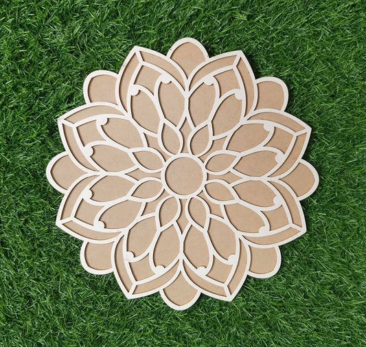 Rangoli Stencil Design Template | Wooden Rangoli Maker | Decorative Floor Art Tool