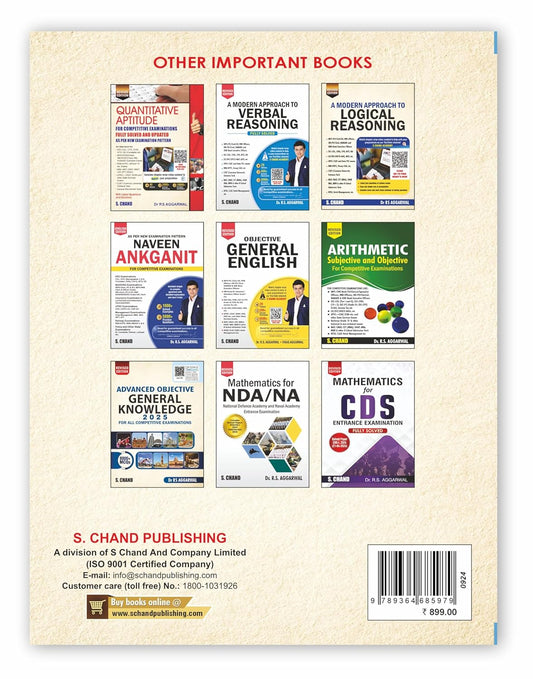 Verbal & Non-Verbal Reasoning Book in English Medium | RS Aggarwal |