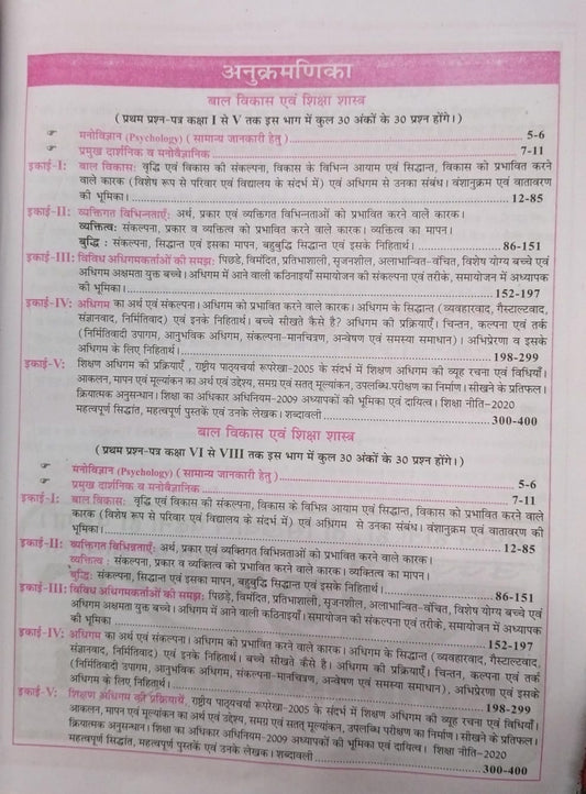 Sikhwal REET Bal Vikas & Shikshashastra Level 1 & 2 | Hindi Mediem