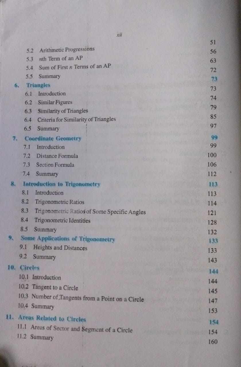 NCERT Mathematics – Class 10(English Medium)