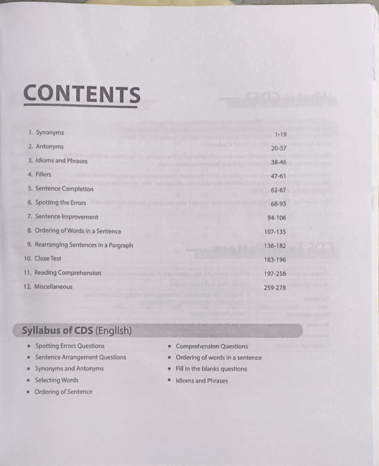 CDS OTA Chapterwise Solved Papers English By Arihant Publications