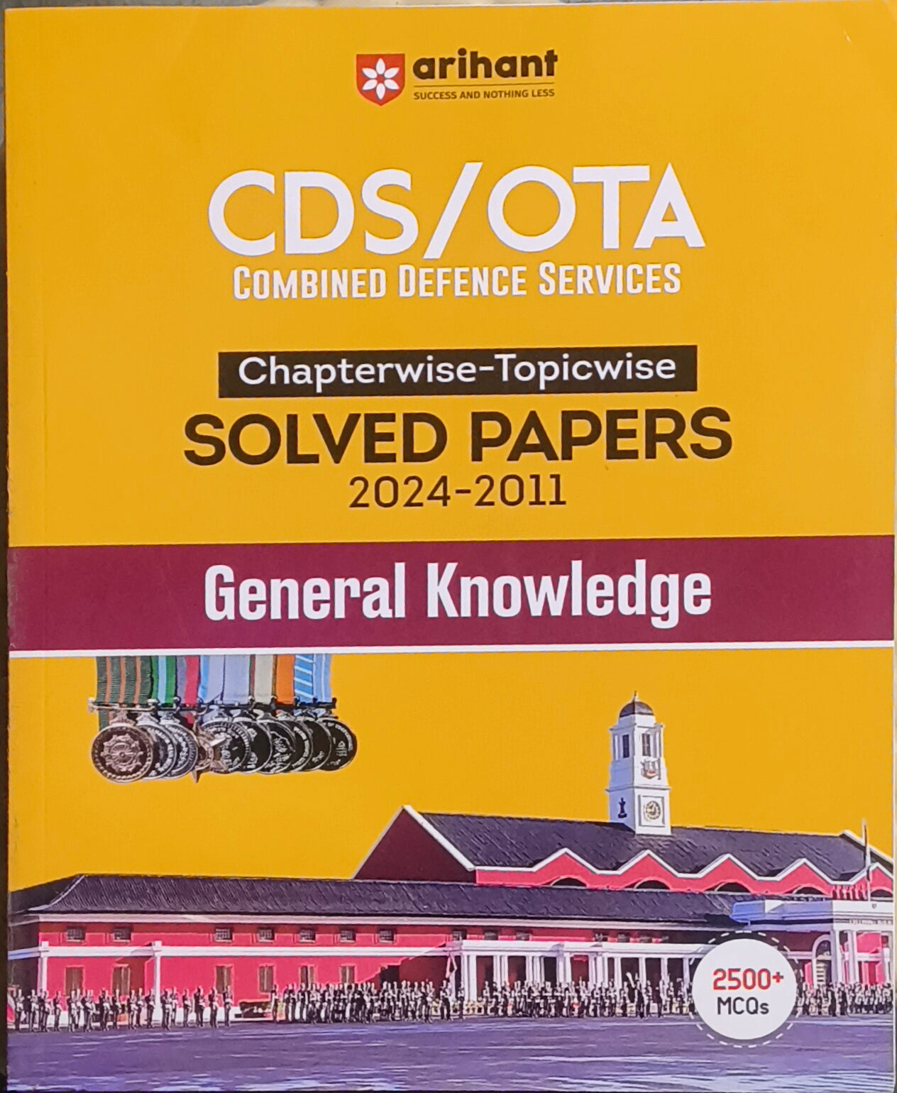 "CDS OTA General Knowledge Chapterwise Solved Papers (English Medium) By Arihant Publications "