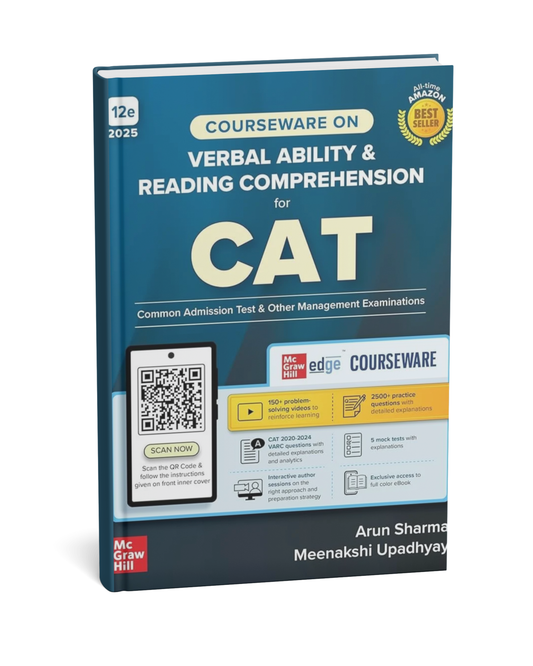 TMH Verbal Ability & Reading Comprehension Courseware, 12th Edition by Arun Sharma | For CAT 2025–26