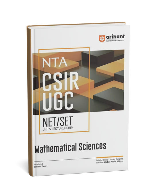 NTA CSIR UGC NET/SET Mathematical Sciences | Complete Guide for Paper I & II | Latest Syllabus Based Book