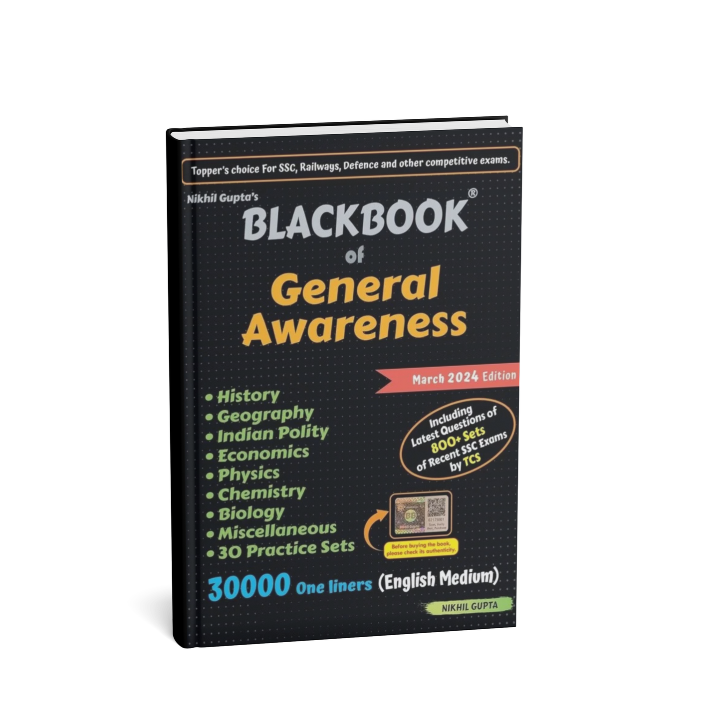Blackbook of General Awareness | Complete Guide for Competitive Exams  English Medium