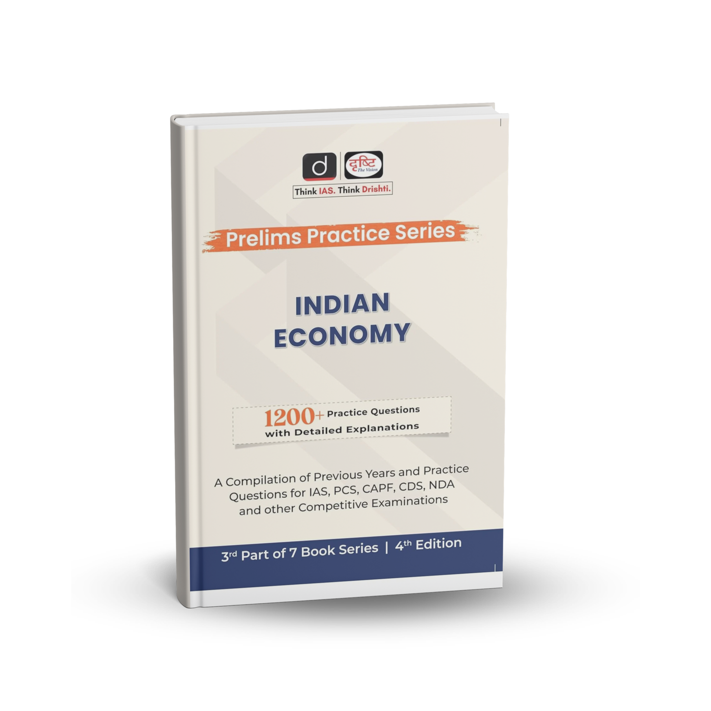 Drishti IAS Indian Economy Prelims Practice Series | 1200+ Questions with Explanations | 4th Edition(English Medium)