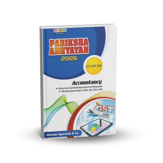 Pariksha Adhyayan 2026 – Accountancy Class XII (Shivalal Agarwala) English medium
