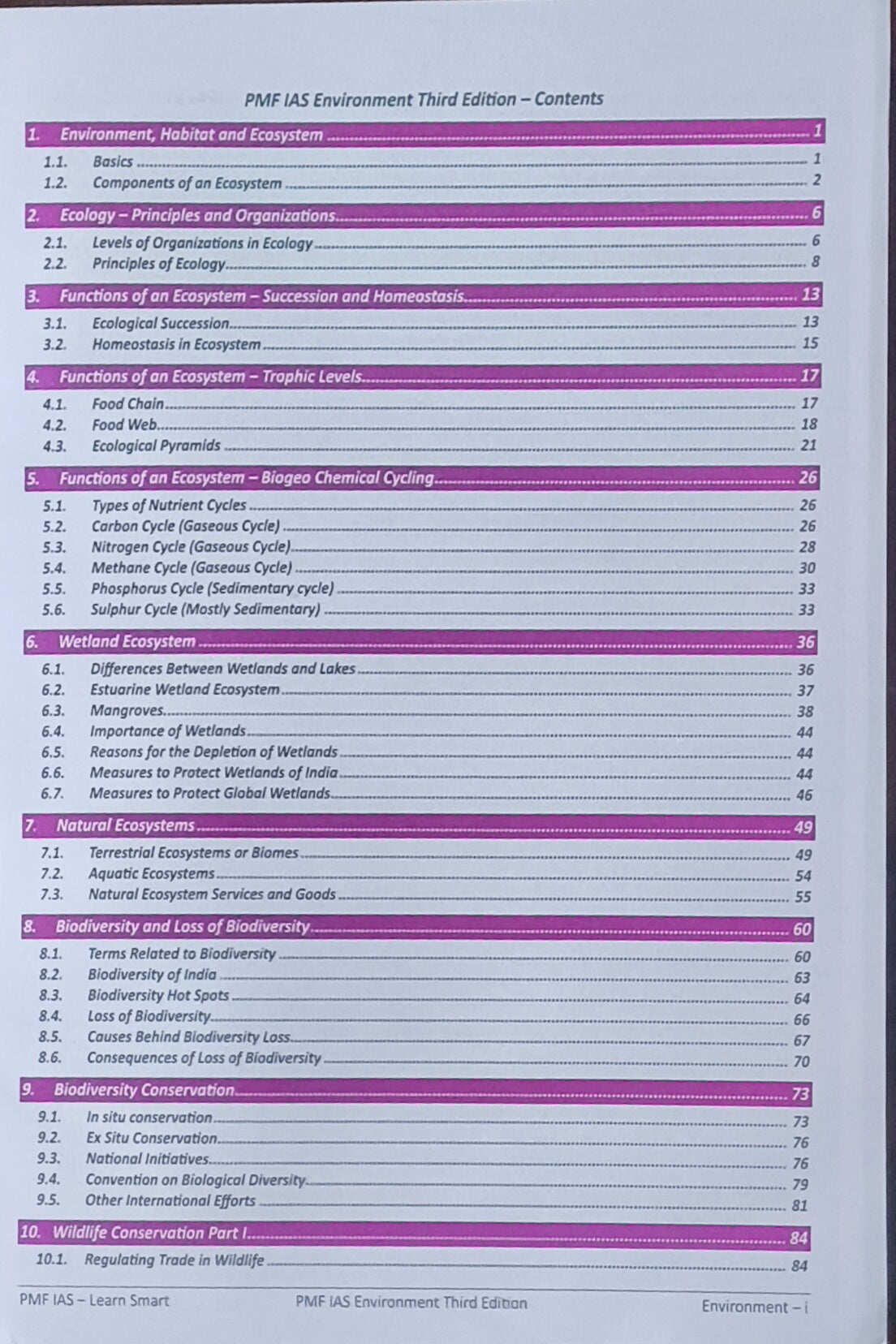 Environment 3rd Edition (PMF IAS) For UPSC & State PCS