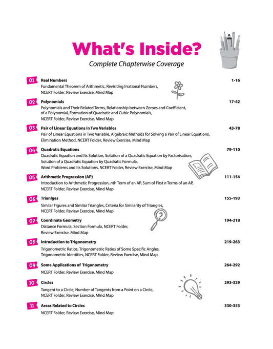 Arihant All in One Mathematics Class 10 CBSE 2026–27 Edition (English Medium)