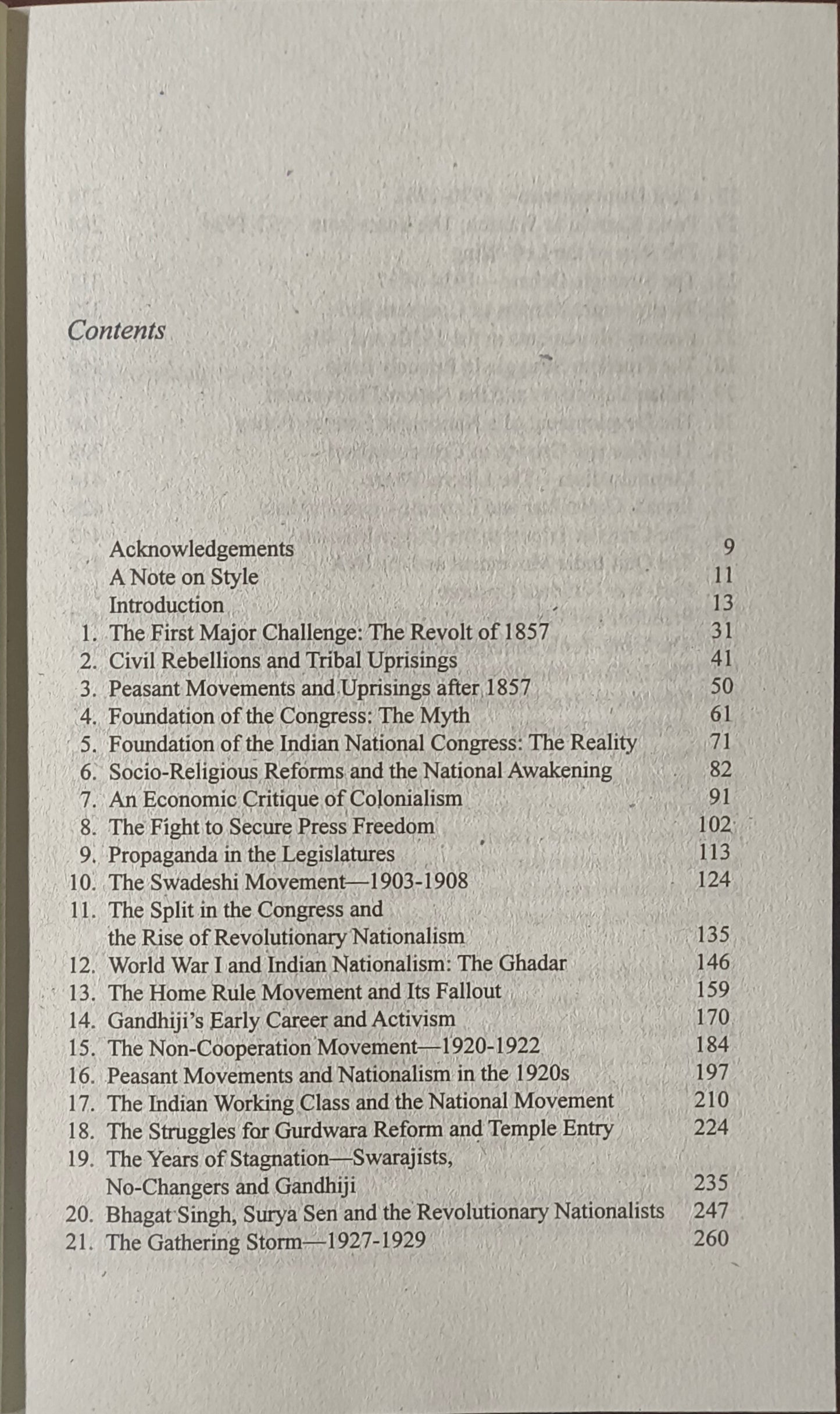 India's Struggle for Independence (1947) By Bipan Chandra – Penguin Books