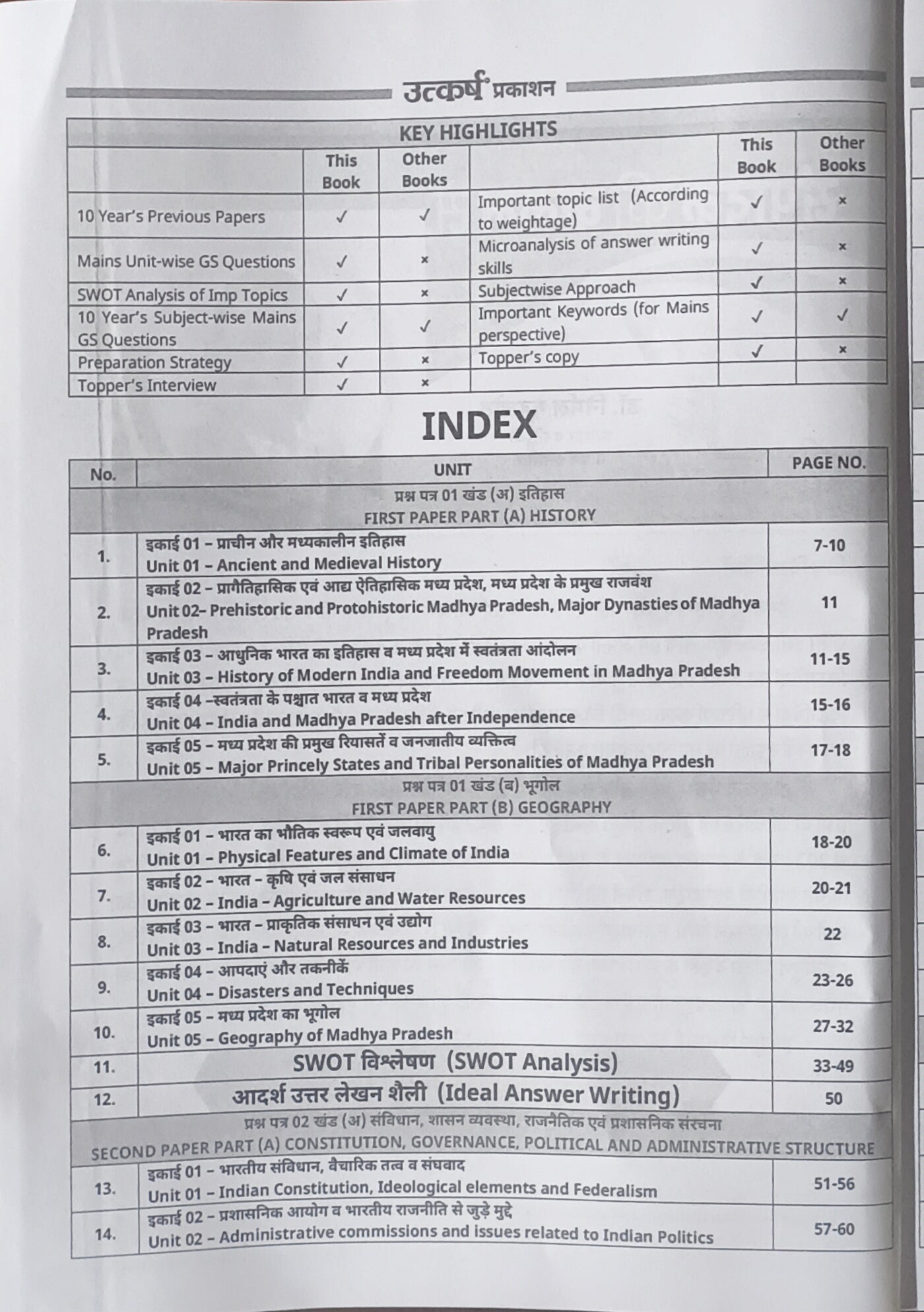 MPPSC Mains General Studies PYQs Unsolved Paper (2014–2024) By Utkarsh Classes