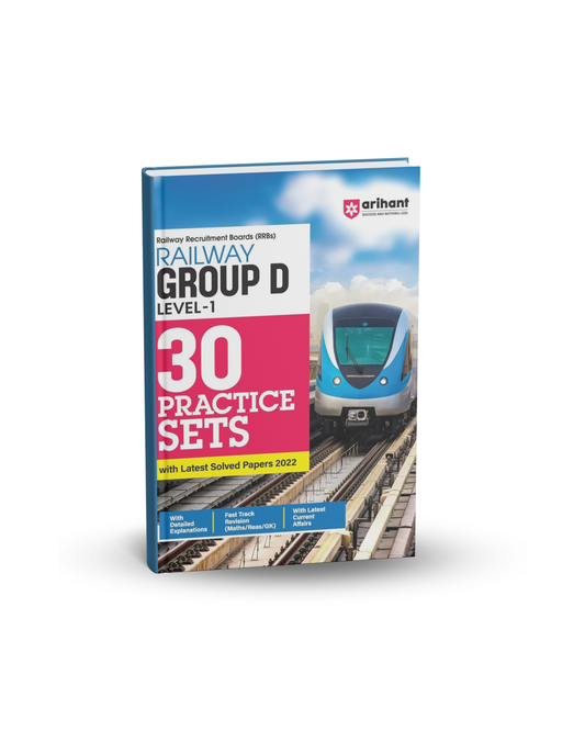 Arihant Railway Group D Level 1 – 30 Practice Sets & Solved Papers 2022 | English Medium