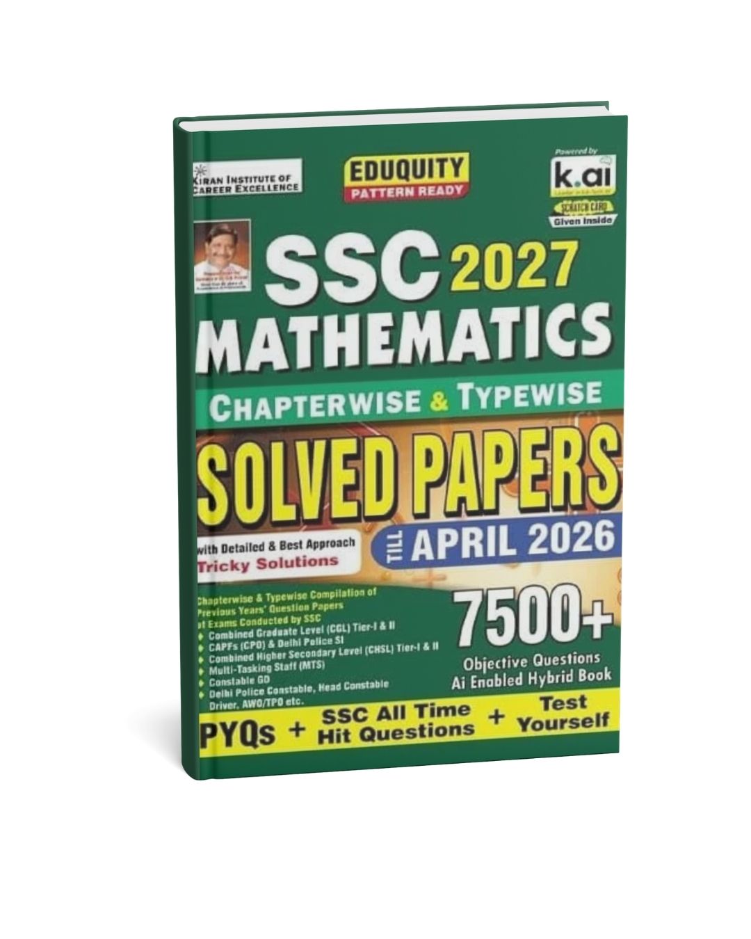 Kiran SSC 2027 Mathematics Solved Papers English Medium | Chapterwise ...