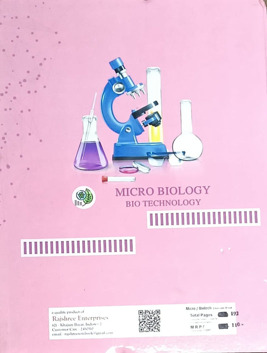 Rajshree Practical Notebook – Microbiology & Biotechnology