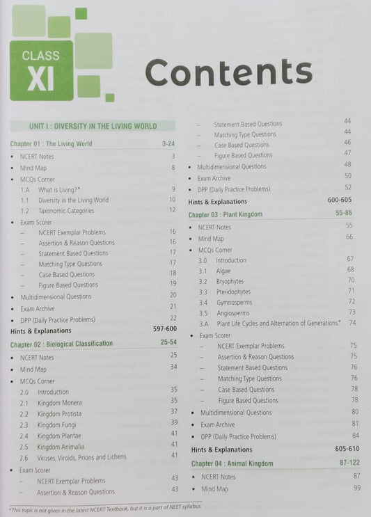 MTG Objective NCERT at your FINGERTIPS (Biology) NEET (Class 11th & 12th) (English Medium)