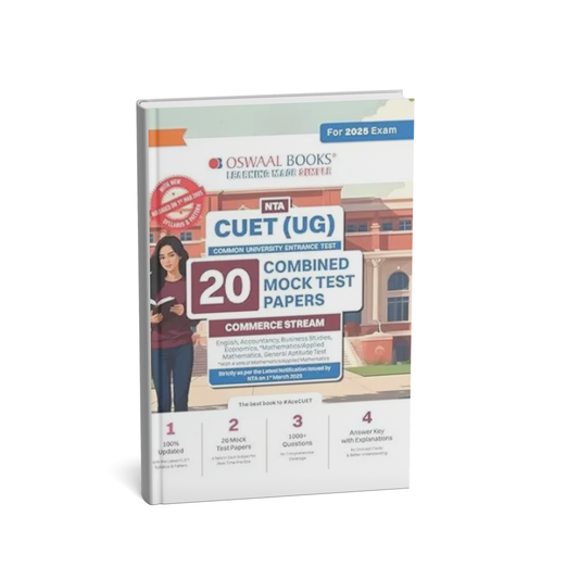 Oswaal CUET UG 20 Combined Mock Tests Commerce Stream