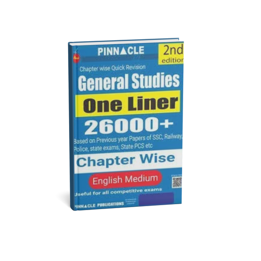 Pinnacle General Studies One Liner 26000+ Facts – 2nd Edition (English Medium)