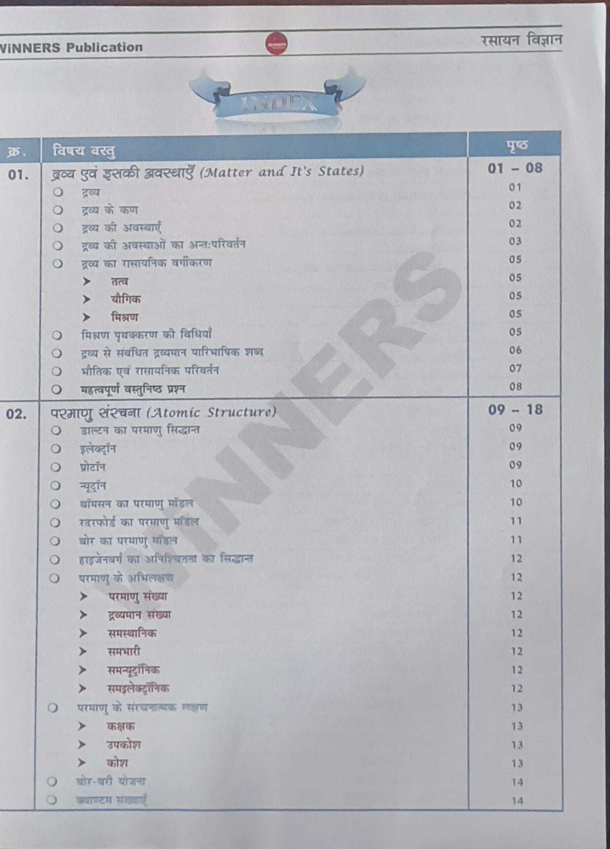 Winner's Rasayan Vigyan