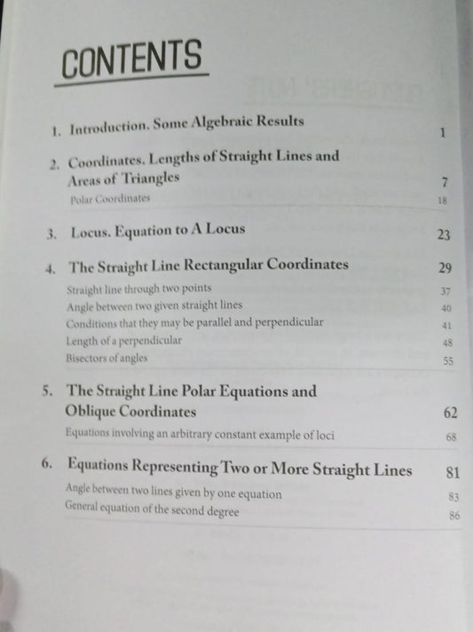 Arihant Classic Texts Series The Elements of Coordinate Geometry Part-1 (English Medium)
