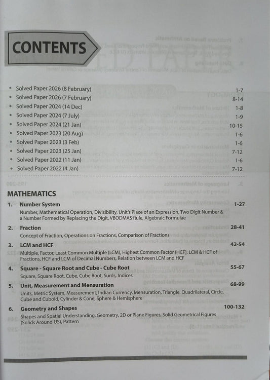 Arihant CTET & TETs Mathematics & Pedagogy (Class 1 to 5) Eititon 2026 (English Medium)
