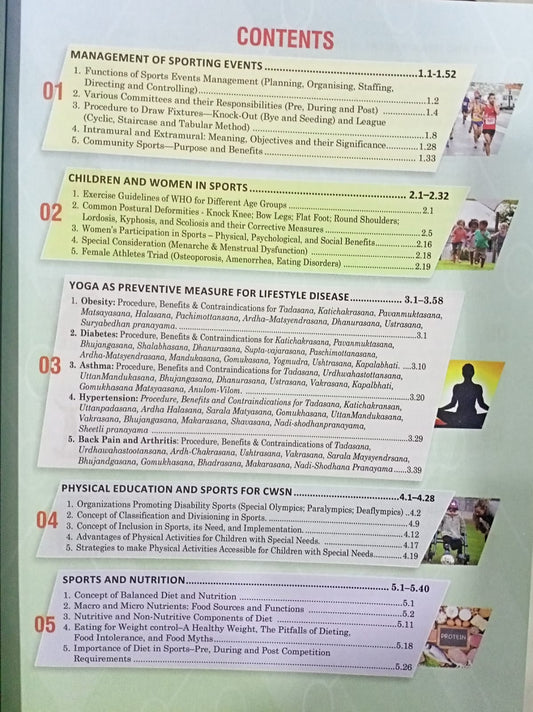 Saraswati Health and Physical Education Class 12 by V.K. Sharma|2025-26| (English Medium)