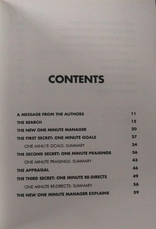 The New One Minute Manager by Ken Blanchard & Spencer Johnson English Novel