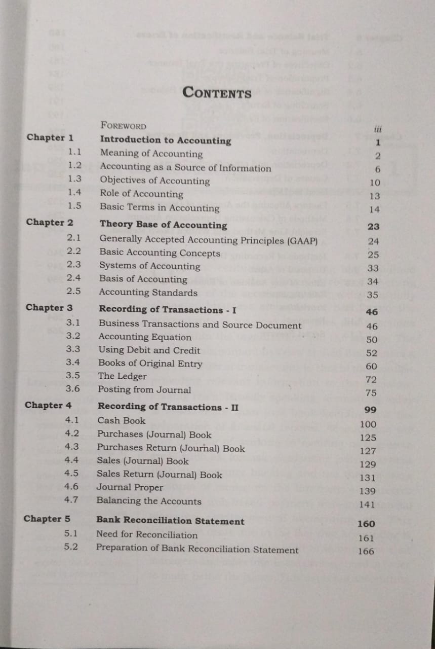 NCERT Financial Accountancy Part 1 – Class 11 (English Medium)