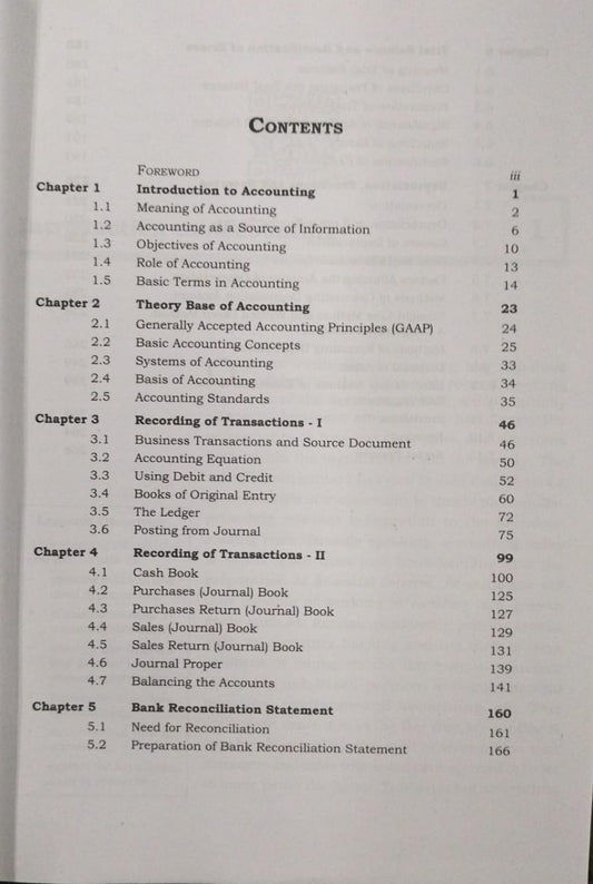NCERT Financial Accountancy Part 1 – Class 11 (English Medium)