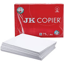 JK Copier A4 Size Paper – High-Quality (75GSM)