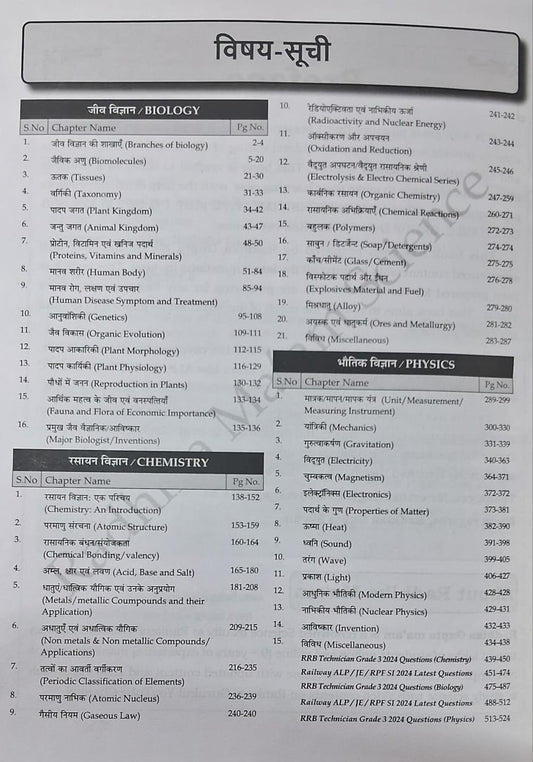 Radhika Ma'am Railway 2025 – Samanya Vigyan (2nd Edition) 6300+ PYQs (TCS) Hindi Medium